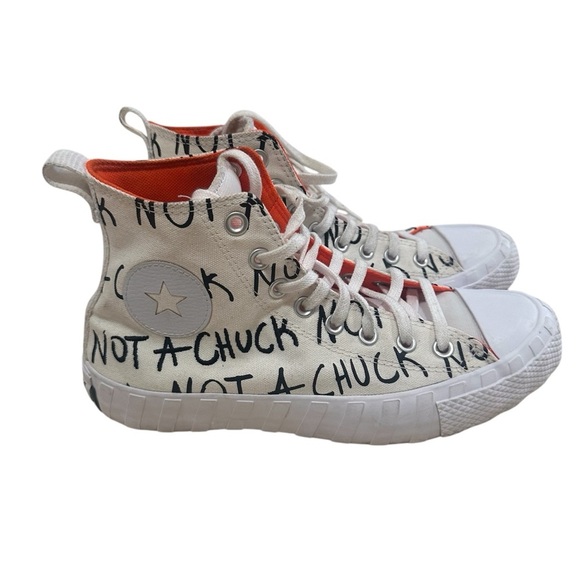 Converse High-Top Sneakers UNT1TL3D Hi Not a Chuck White (GS) - Picture 5 of 7